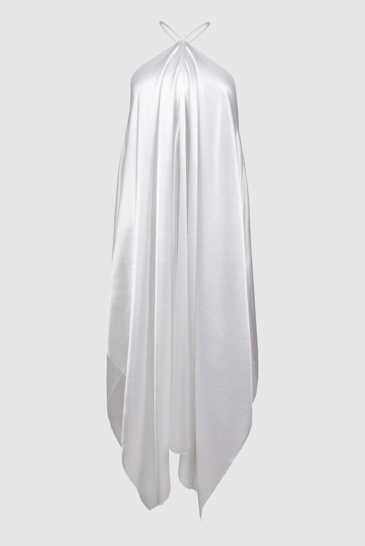 Alexandra silk dress, 12 colors - Sasha La Mer