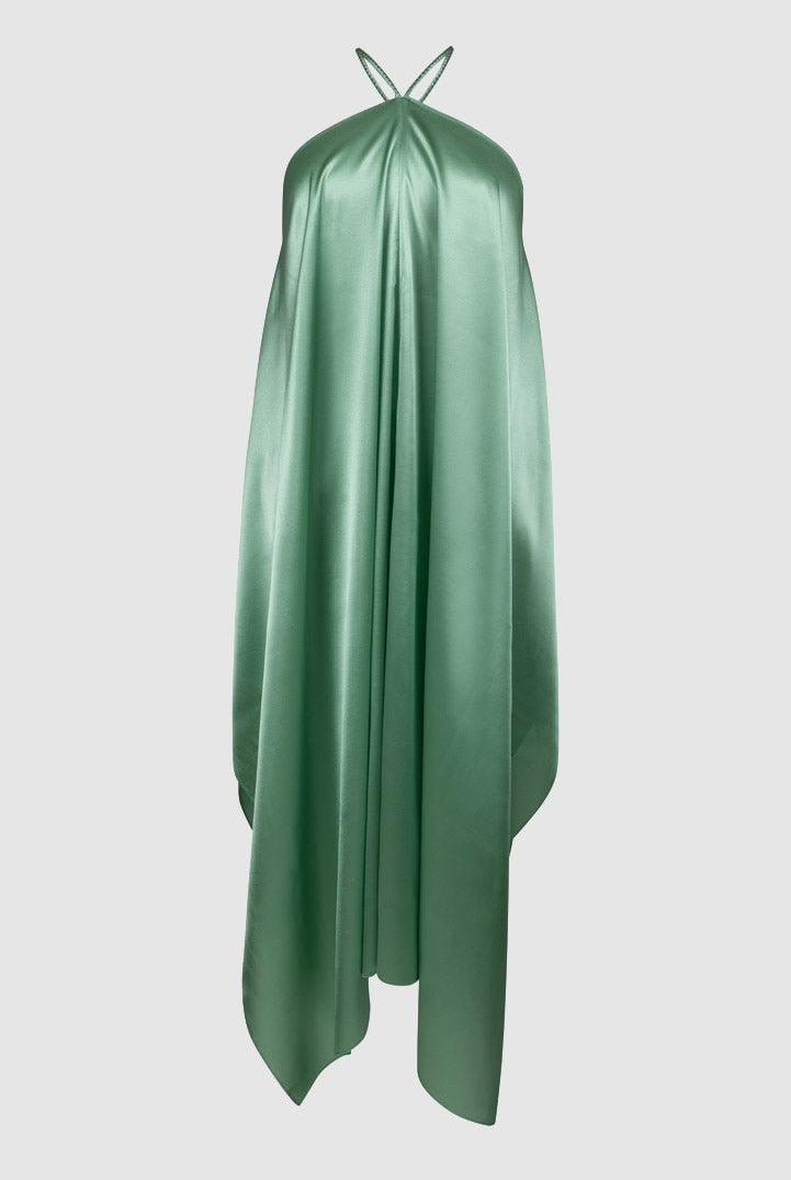 Alexandra silk dress, 12 colors - Sasha La Mer