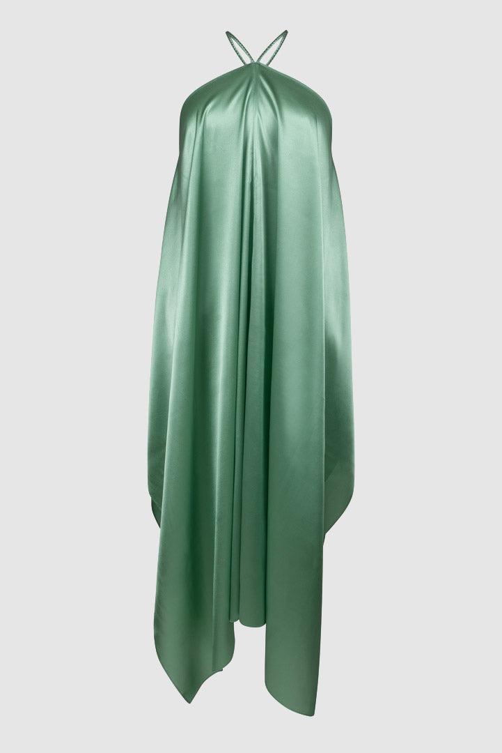 Alexandra silk dress, 12 colors - Sasha La Mer