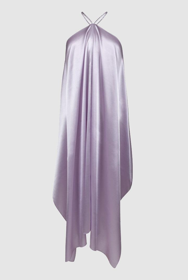 Alexandra silk dress, 12 colors - Sasha La Mer