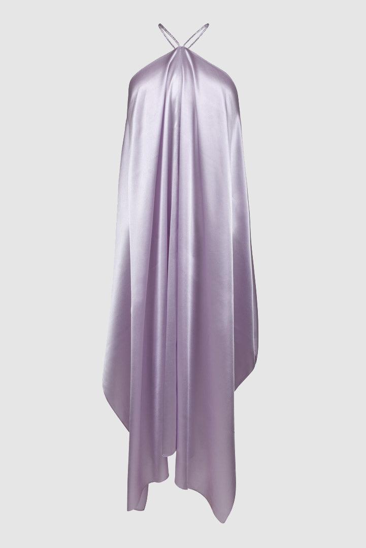 Alexandra silk dress, 12 colors - Sasha La Mer