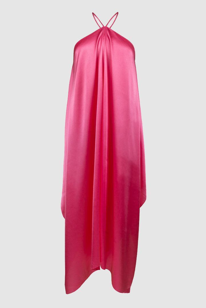 Alexandra silk dress, 12 colors - Sasha La Mer