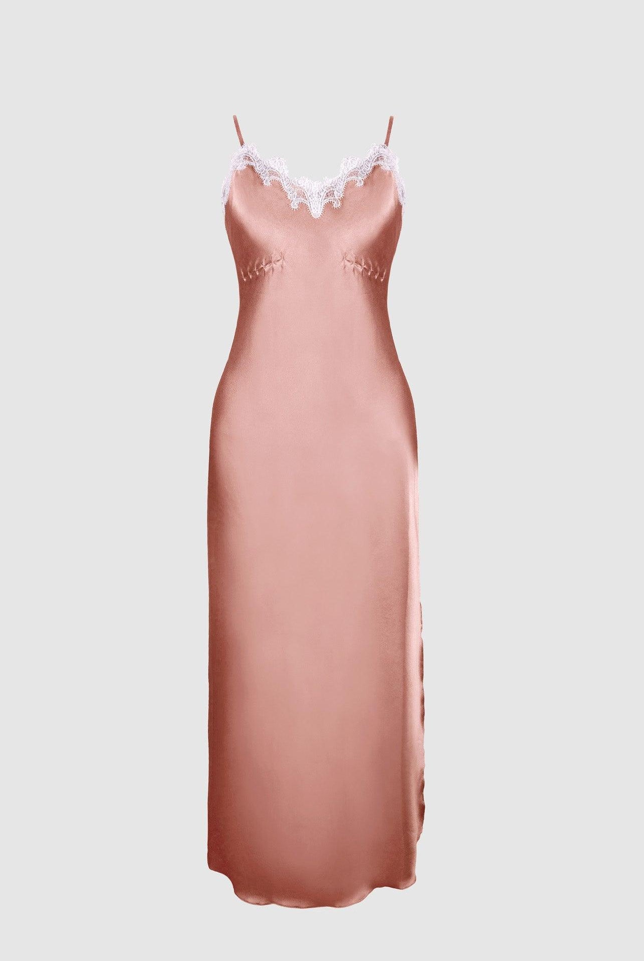 Elisabeth silk slip dress, 8 colors - Sasha La Mer