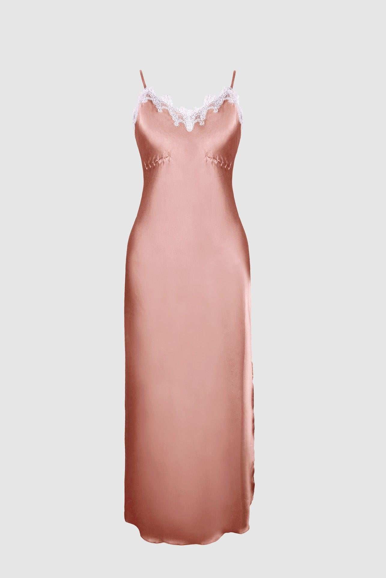 Elisabeth silk slip dress, 8 colors - Sasha La Mer