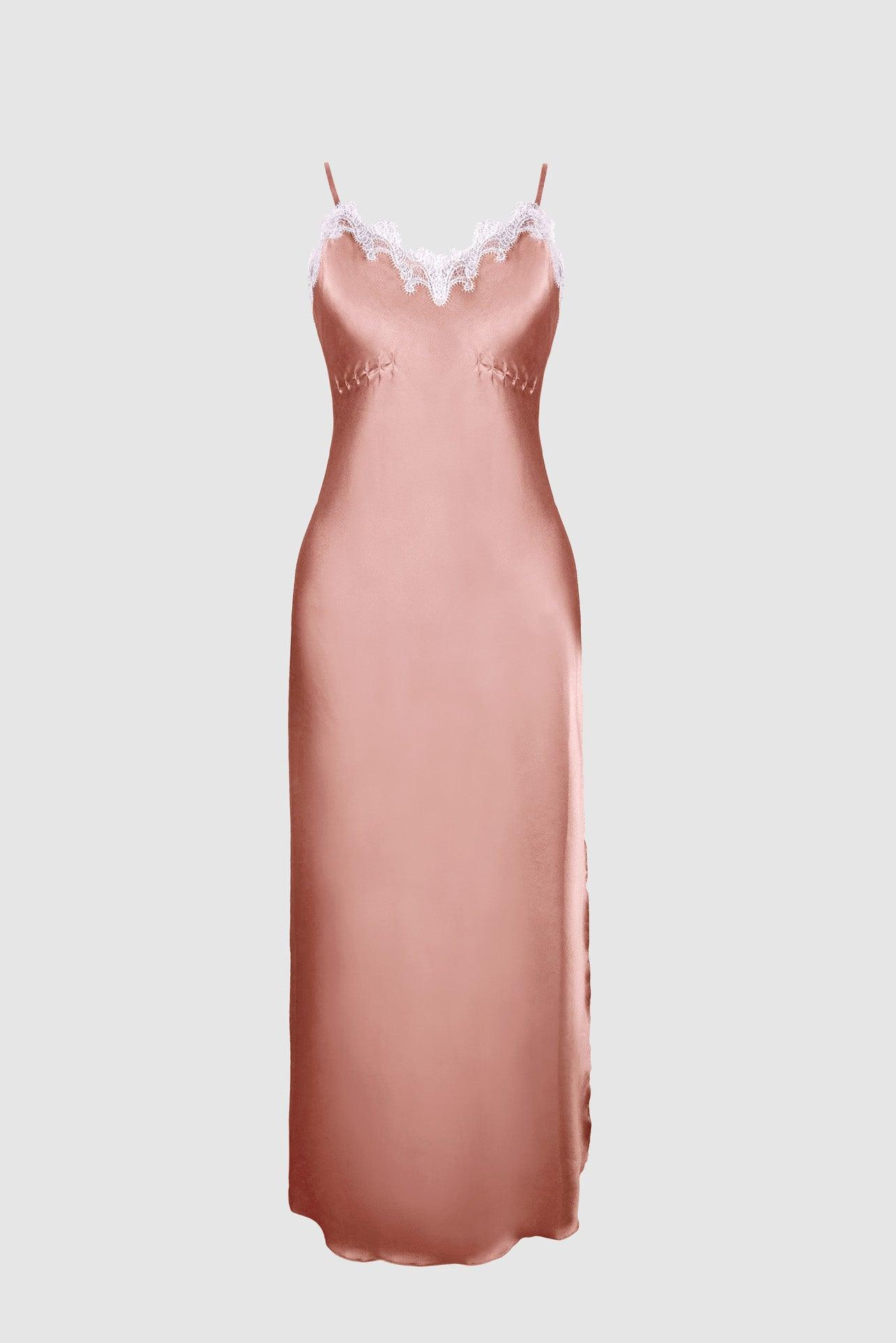 Elisabeth silk slip dress, 8 colors - Sasha La Mer