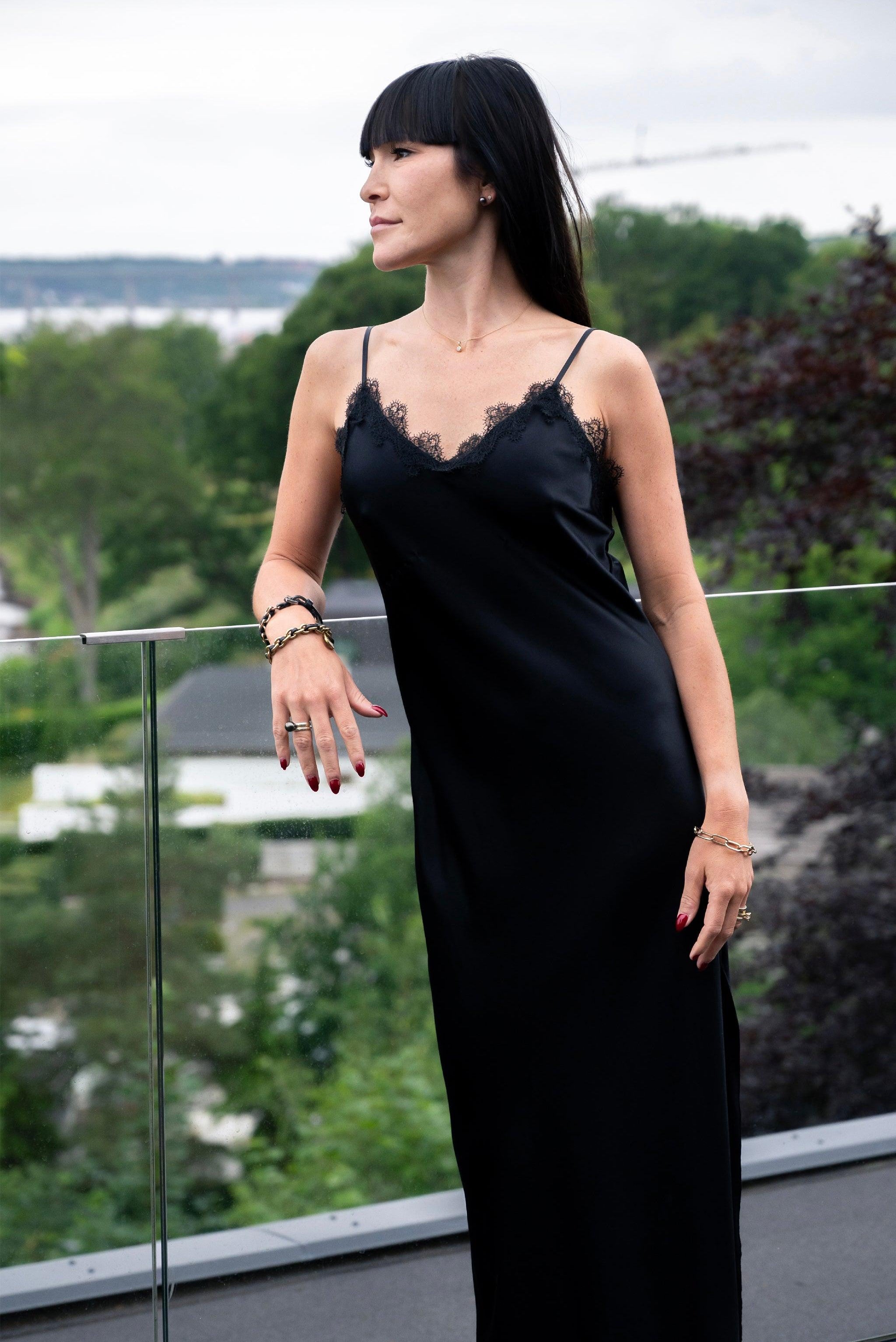 Elisabeth silk slip dress, 8 colors - Sasha La Mer