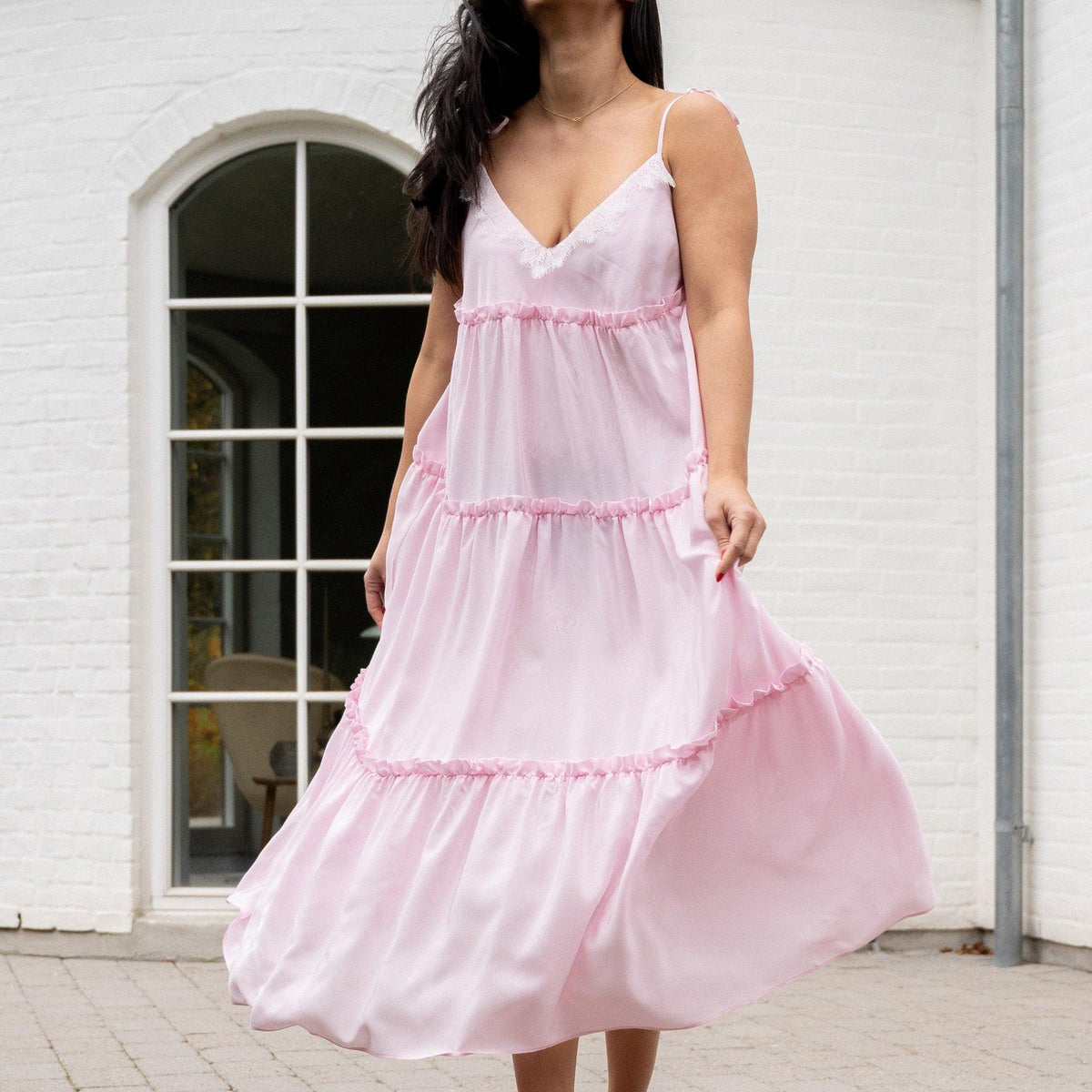 lulu cocktail dresses Lulu Tropical Pleated Flare Midi Dress  No. 14