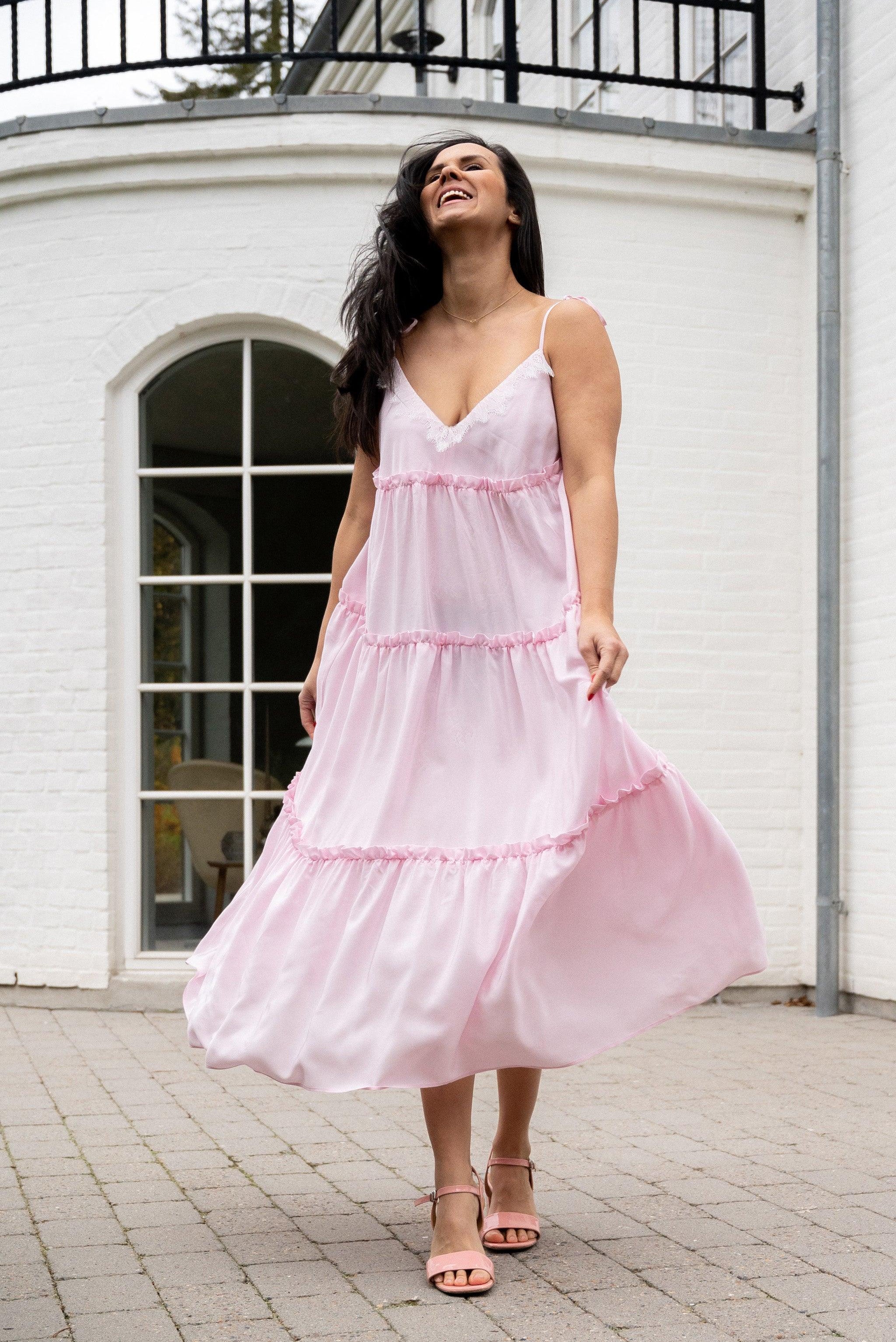 Lulu Silk Dress, 5 colors - Sasha La Mer