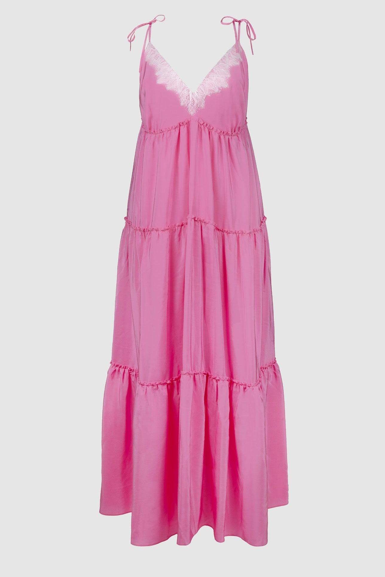 Lulu Silk Dress, 5 colors - Sasha La Mer