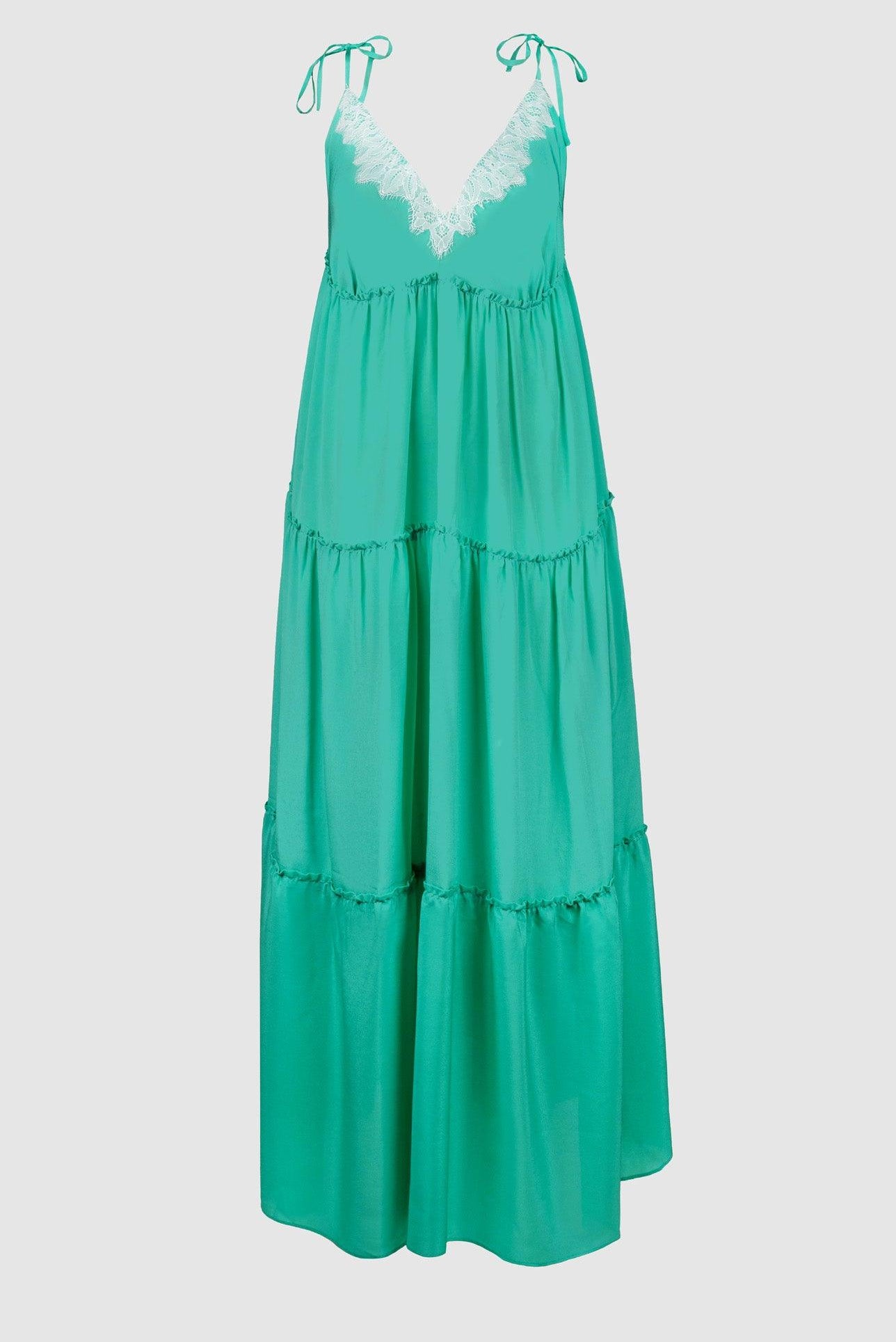 Lulu Silk Dress, 5 colors - Sasha La Mer