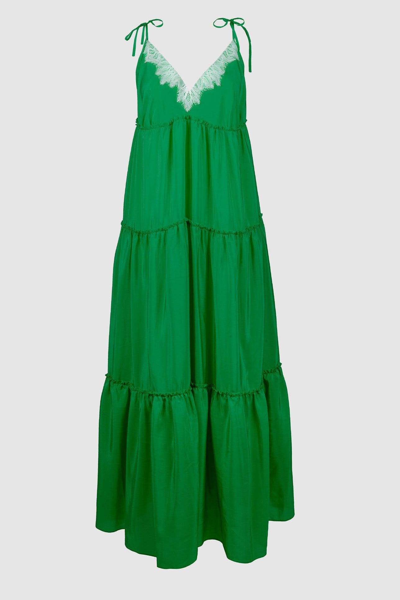 Lulu Silk Dress, 5 colors - Sasha La Mer
