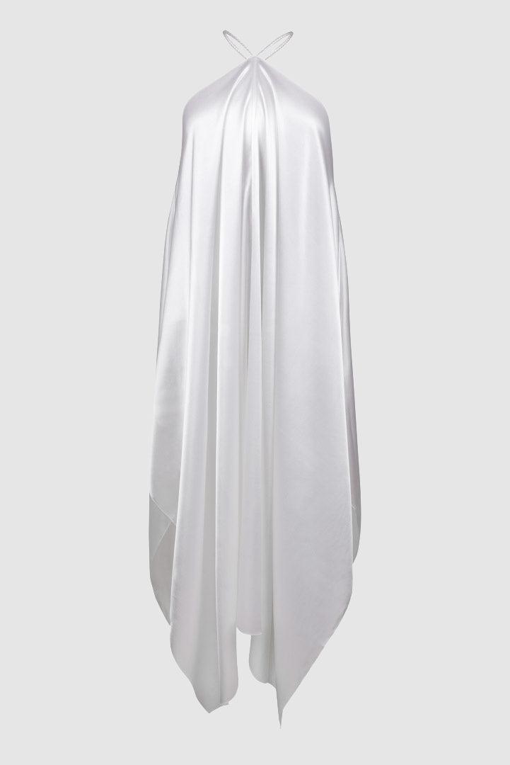 Alexandra silk dress, 12 colors - Sasha La Mer