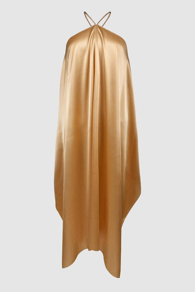 Alexandra silk dress, 12 colors - Sasha La Mer