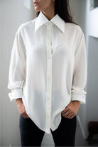 Celine pure silk shirt, 2 colors - Sasha La Mer