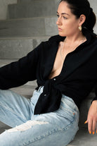 Celine pure silk shirt, 2 colors - Sasha La Mer