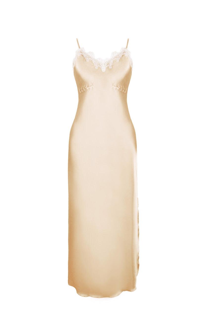 Elisabeth silk slip dress, 8 colors - Sasha La Mer