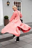 Isabella Maxi Shirt-Dress, 3 colors - Sasha La Mer